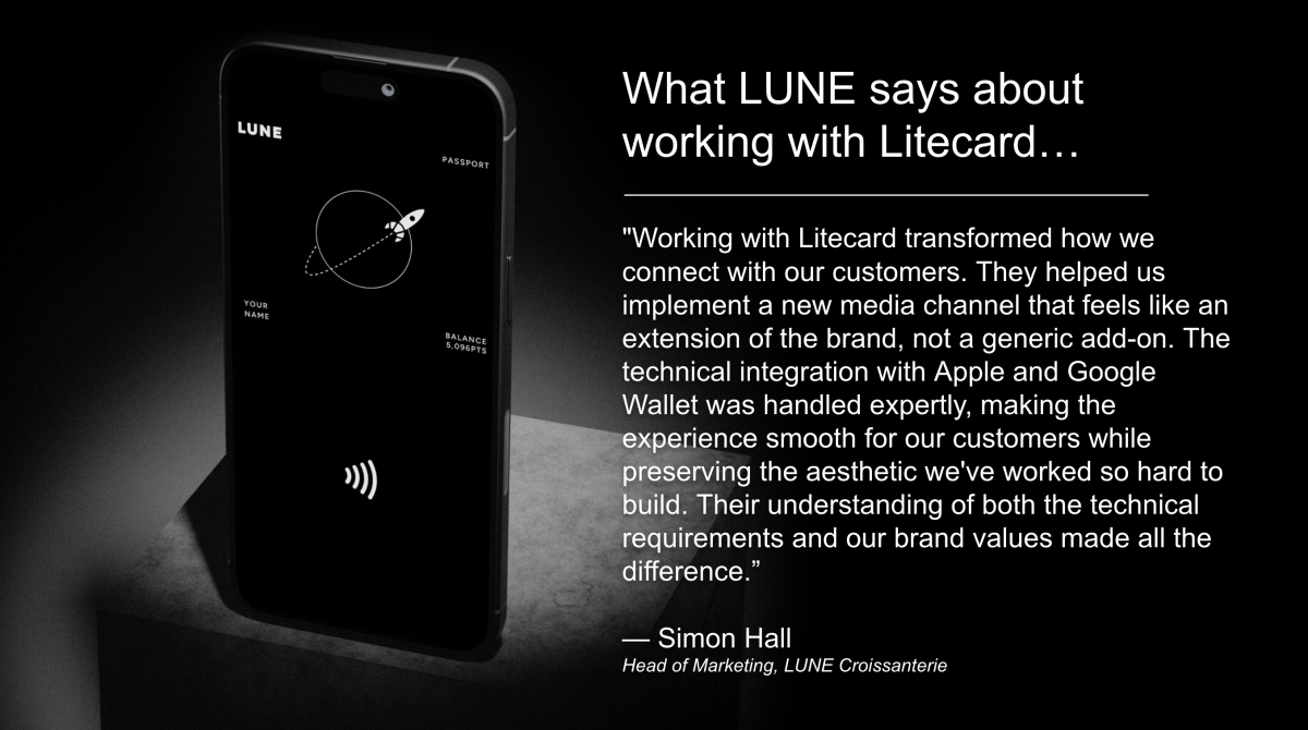 LUNE mobile wallet loyalty results
